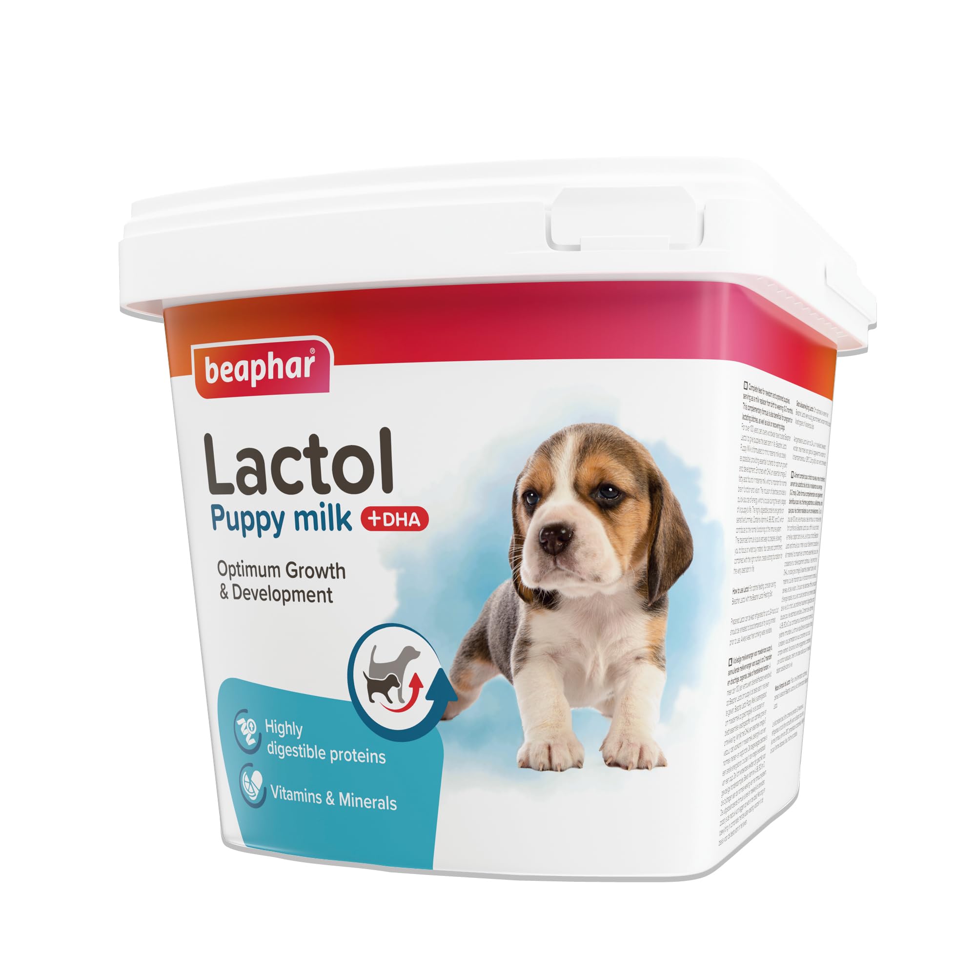Beaphar - Lactol Puppy Milk 2kg - Milk Replacer & Complete Feed for Newborn & Weaning Puppies – For growth & development – Contains DHA, Vitamins & Minerals – Ideal for Hand-Rearing – Use from Birth