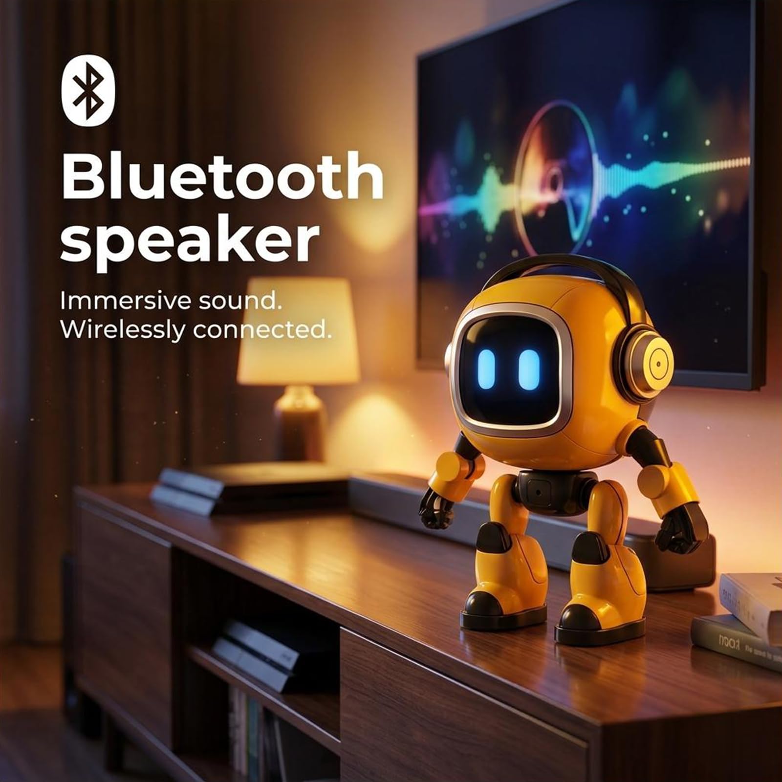 AI Smart Tutor Robot z 4 głównymi modelami AI i naturalną rozmową, 37 językami, opowieści, muzyka, pogoda, głośnik Bluetooth, interaktywne oświetlenie oczu towarzysz nauki w domu