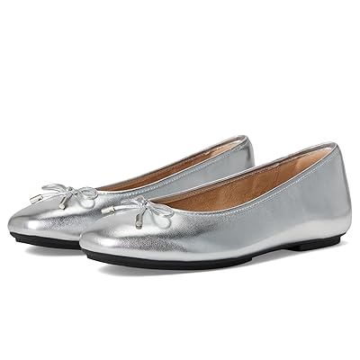 FitFlop Delicato Bow Soft Metallic Leather Ballerinas Women