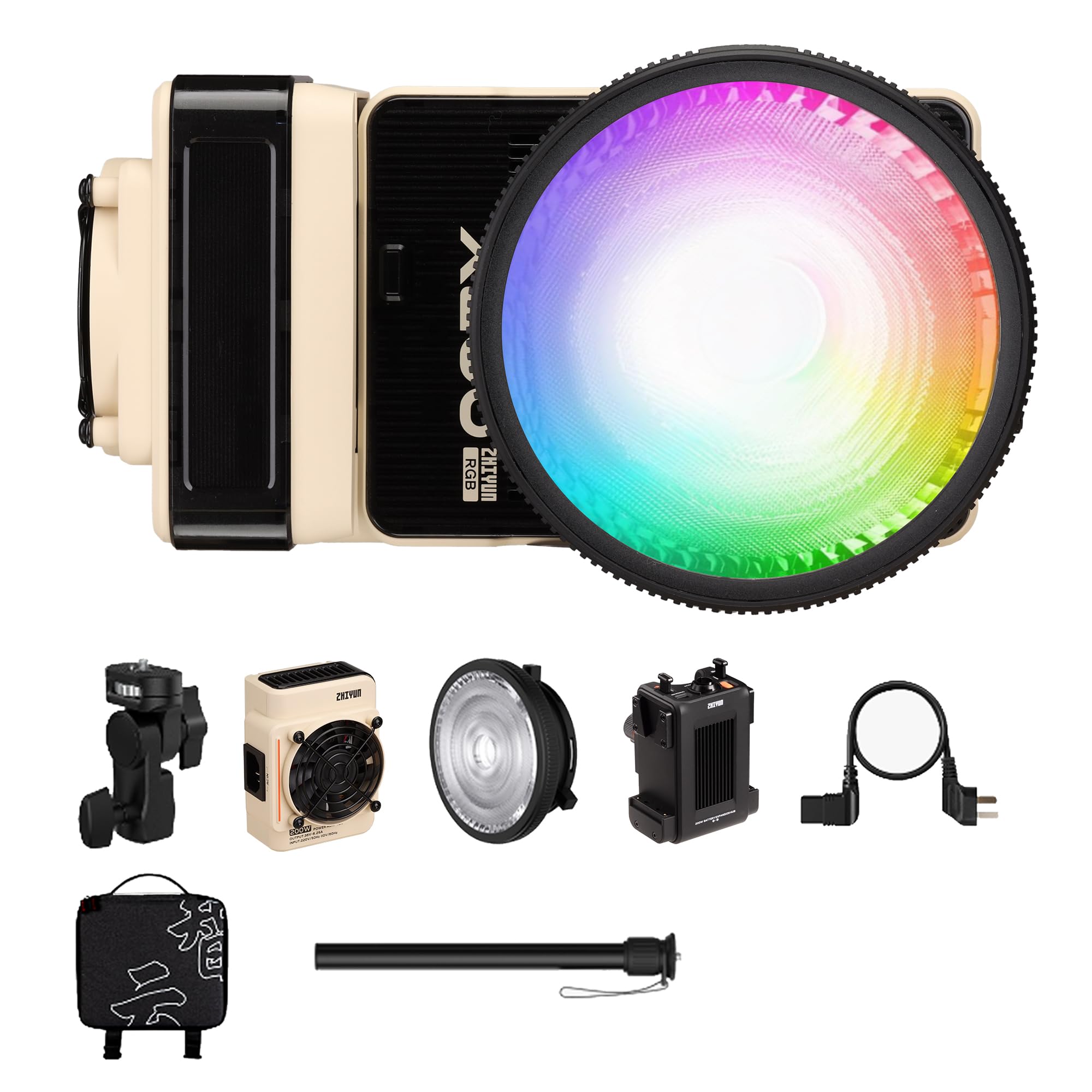 Amazon.com : ZHIYUN MOLUS X200 RGB Combo Handheld LED Video Light
