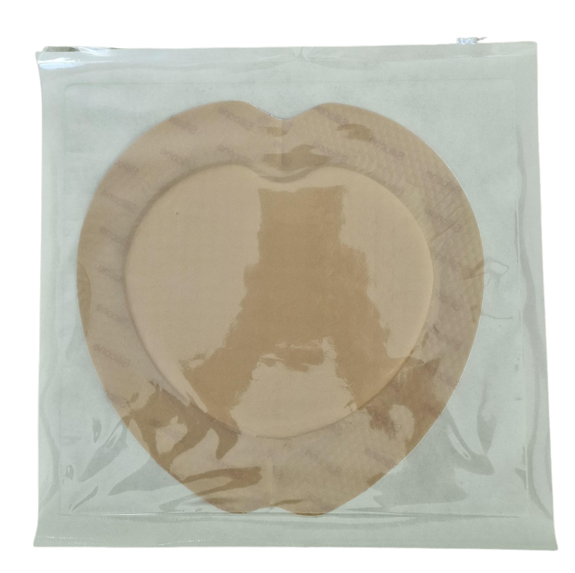 PintoMed - Medicazione Sacrale adesiva sterile in schiuma di silicone con bordo - 18 cm x 18 cm (cuscinetto 12,8 cm x 13,5 cm) scatola da 5 medicazioni. Assorbente.