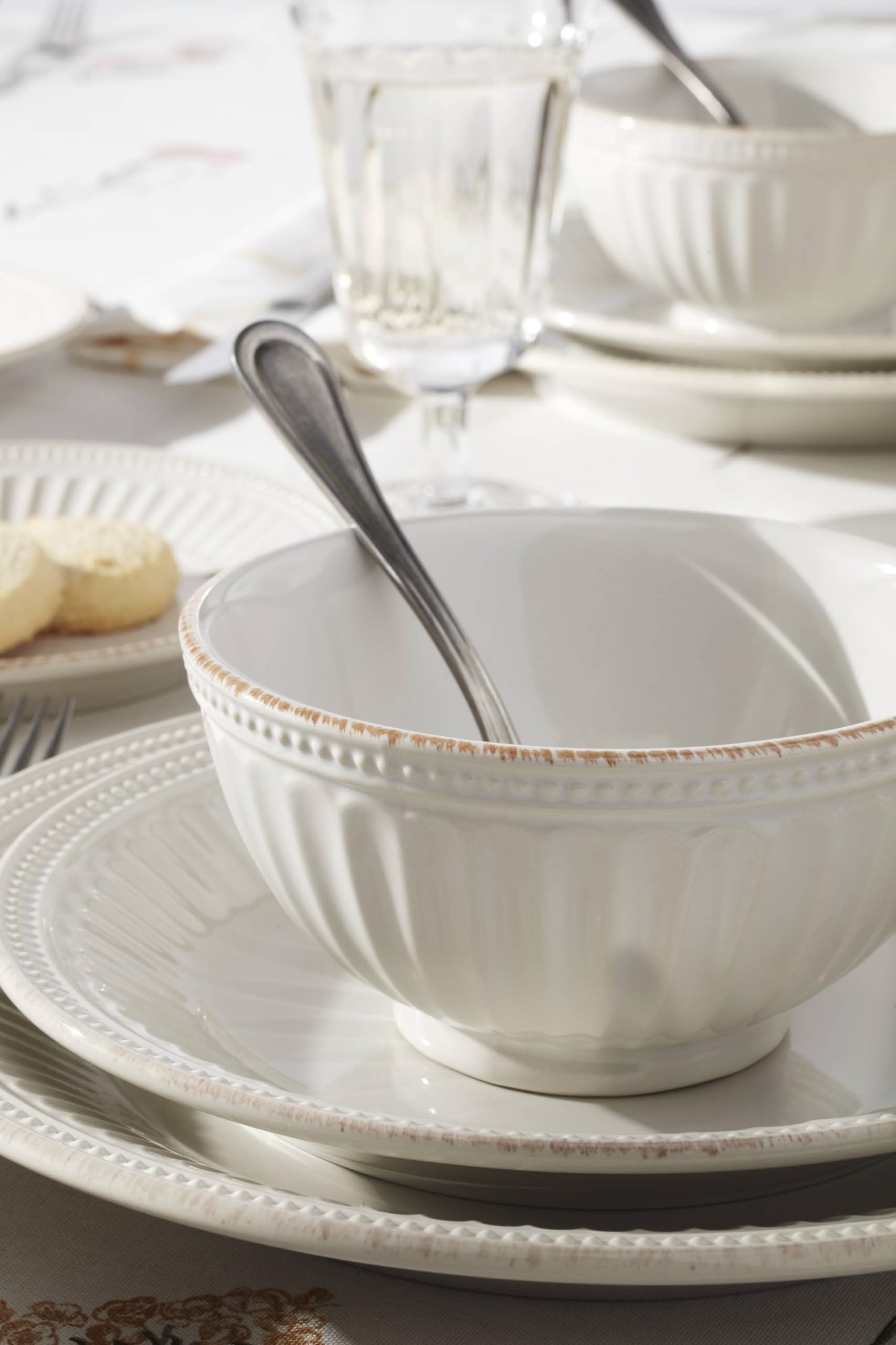 Amazon.com: Lenox 895719 French Perle Groove All-Purpose
