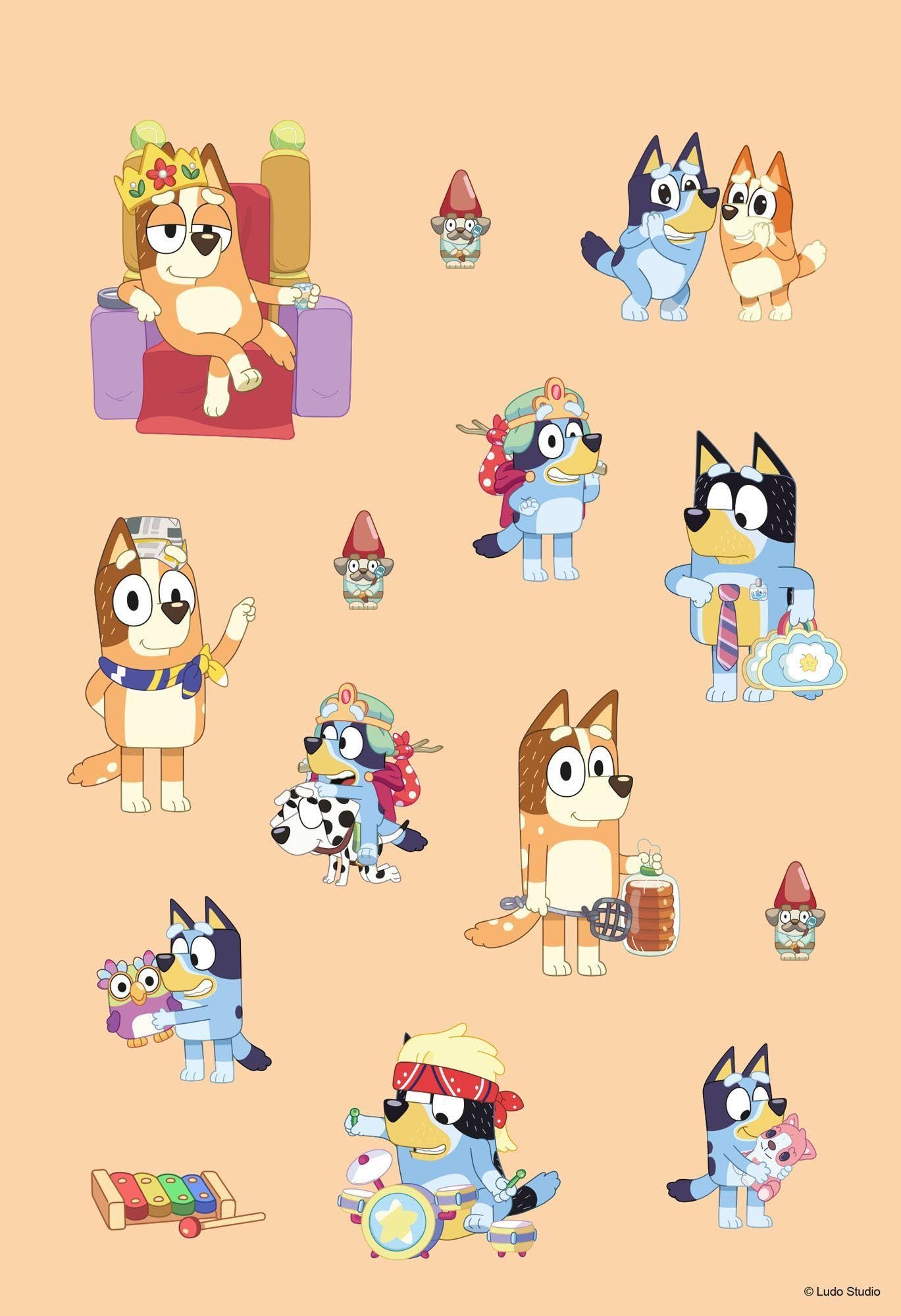 Bluey: Superstarker Sticker- und Malspaß: Sticker- und Malblock
