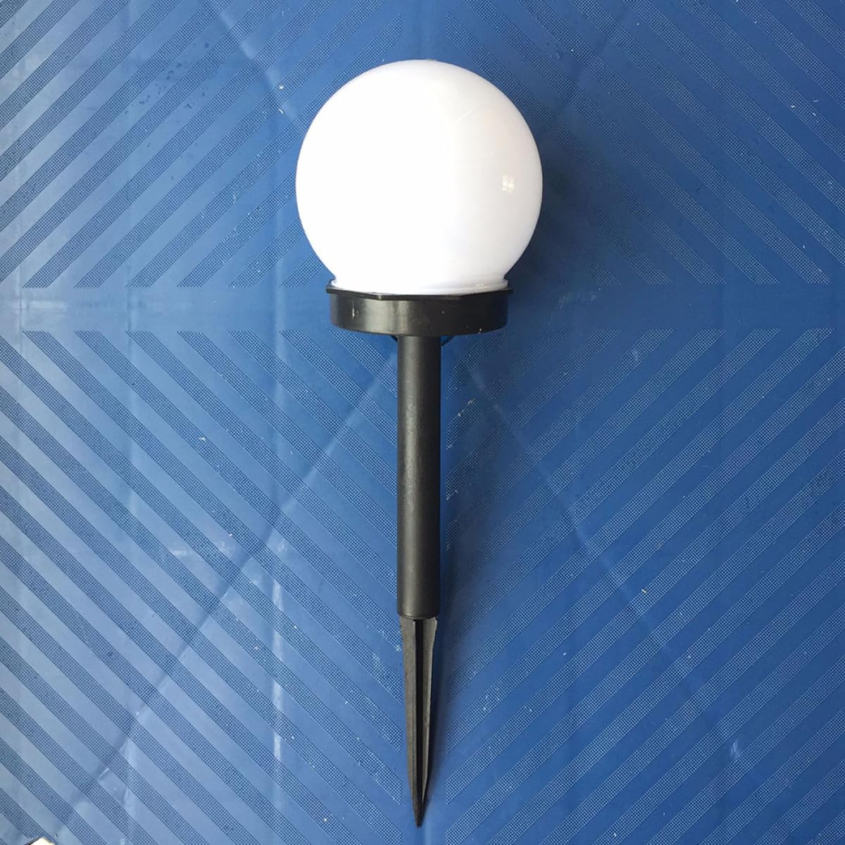 LABRIMP 4 Pezzi Lampade da Giardino a Energia Solare a Forma di Globo Bianco, Luci LED Solari per Vialetti Esterni e Prati, Illuminazione Automatica Resistente alle Intemperie per Esterni