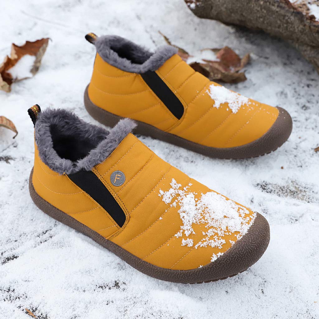 Winterschuhe Damen/Herren Warm Gefüttert Boots Schneestiefel Winterstiefel Trekking Winterschuhe