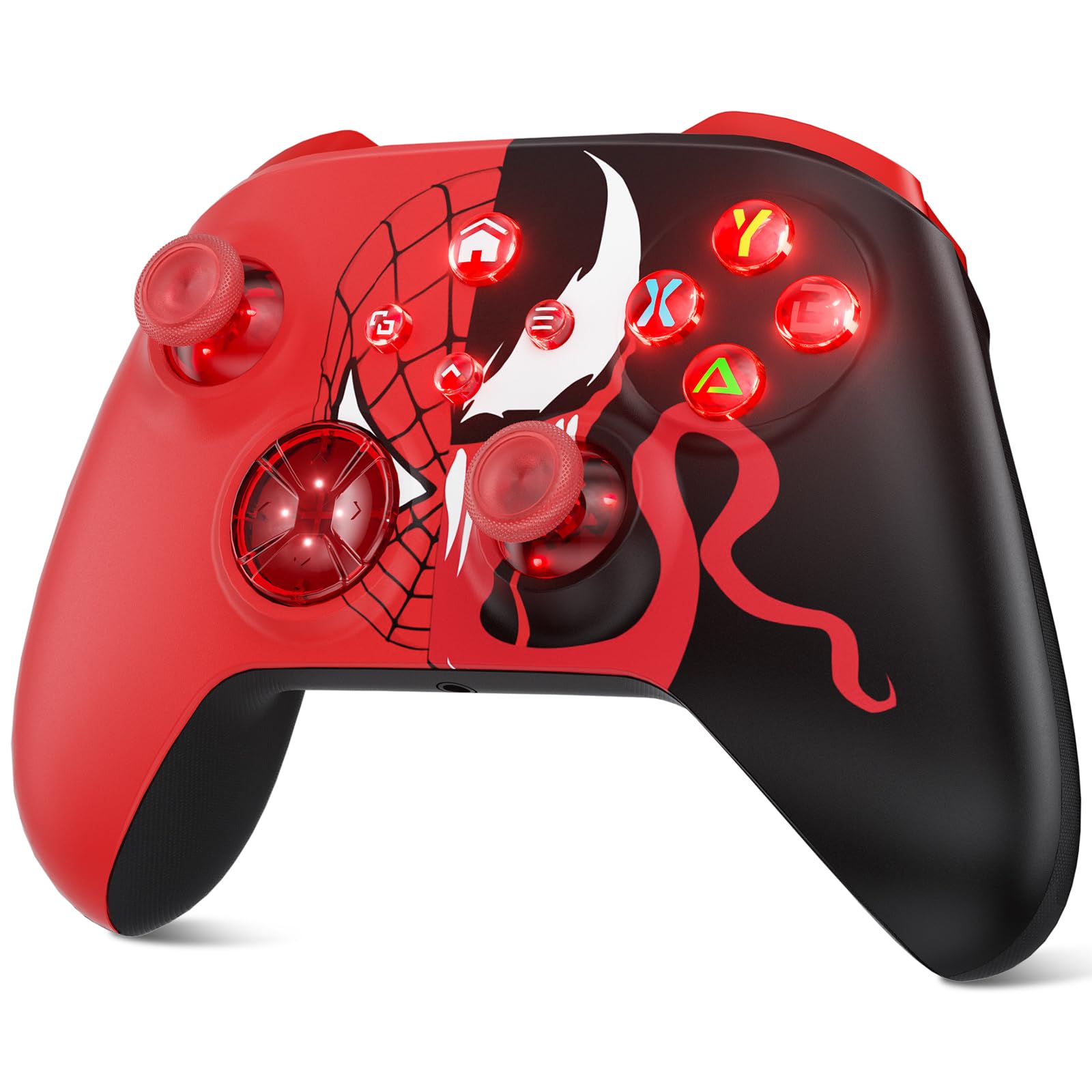 Amazon.com: Dinosoo RGB Wireless Controller for Xbox Series X|S One & PC,  with, Bluetooth, TURBO, Macro, 4 Vibration Motors, 3.5mm Audio Jack : Video  Games