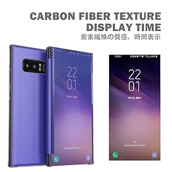 Galaxy　S8　本体　ミラー型手帳　（おまけ）Galaxy純正カバー Galaxy スマホケース galaxy S8 ケース 手帳型 カード収納