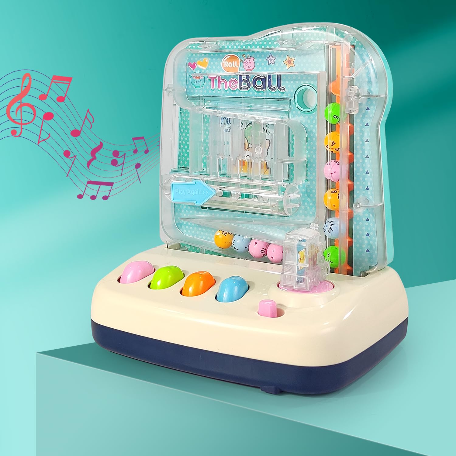 NHR Roll The Ball Puzzle Game Machine Toy I Educational Interactive Puzzle Game I 12 Unique Puzzle Cards & 12 Colorful Balls I Quick Learning Toy for Kid Age Up to 3+ Year (Blue) (B0DHXYVLSD) Amazon Price History, Amazon Price Tracker