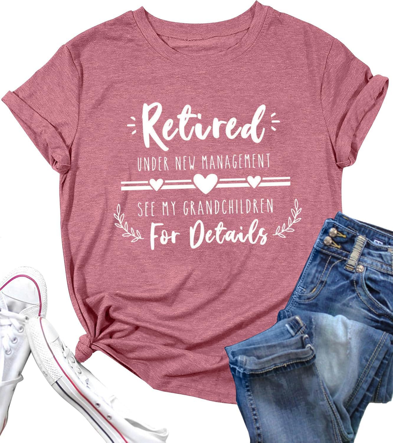 Retired Tshirts Women Retirement Gifts Shirts for Grandma Funny Short Sleeve Graphic Tees Top