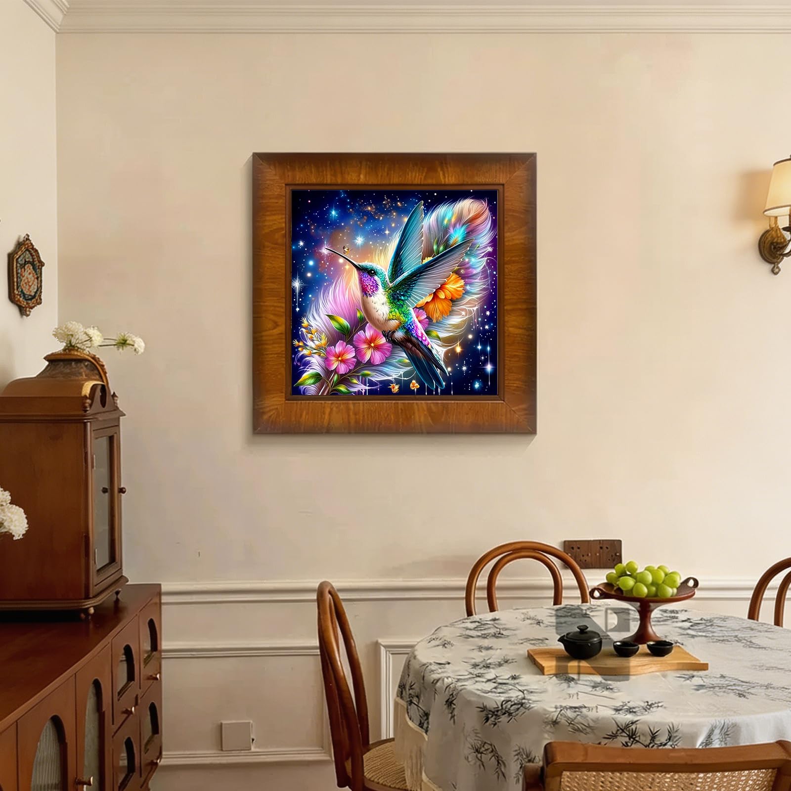 5D Diamond Art Hummingbird Kit - Beginner Diamond Painting -5 5D Diamond Art Hummingbird Kit - Beginner Diamond Painting -5