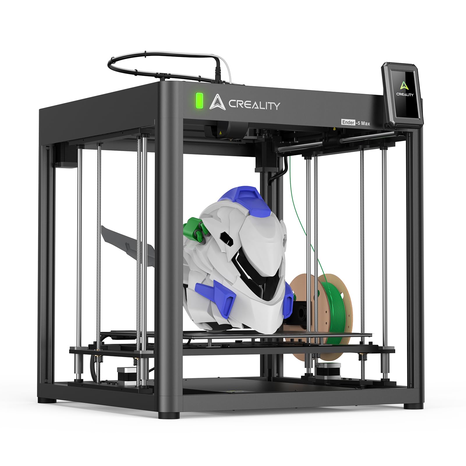 Stampante 3D Ad Alta velocità Ender-5 Max, Piattaforma di Stampa con Livellamento Automatico, velocità di Stampa Elevata 700 Mm/s, Supporto Connessione WiFi per Studenti e Insegnanti (Spina