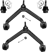 Vista 51 de Detroit Axle - 4 brazos de control traseros para Ford C-Max Focus Mazda 3 5 Volvo C30 C70 S40 V50, 4 brazos de control superior e inferior
