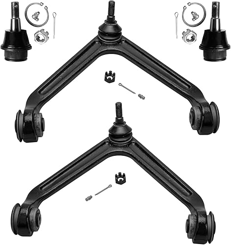 Miniatura 175 de Detroit Axle - Brazos de control delanteros inferiores con rótula + barras estabilizadoras de repuesto para Chrysler Dodge Intrepid 300M Concorde