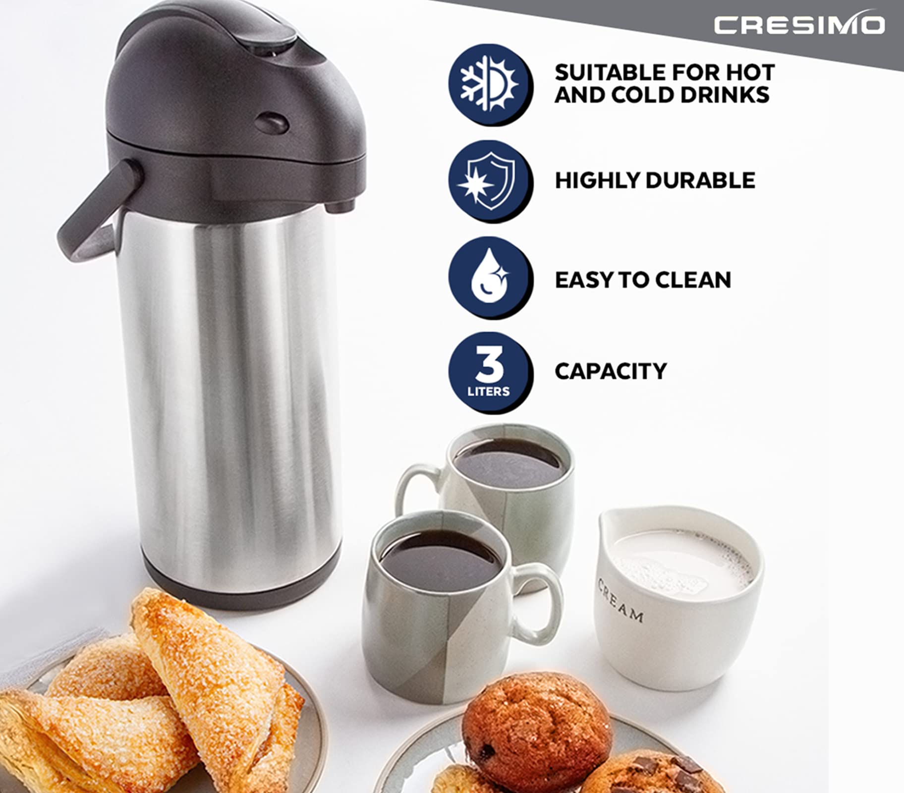 CRESIMO 101 Oz Thermal Coffee Dispenser 