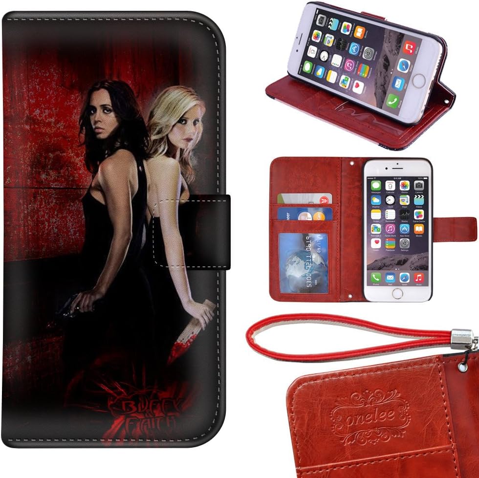 iPhone 6 6S Plus Wallet Case[5.5 inch], Customize Factory TV Play Buffy the Vampire Slayer Premium PU Leather Case Wallet Flip Stand Case Cover for iPhone 6 6s Plus with Card Slots