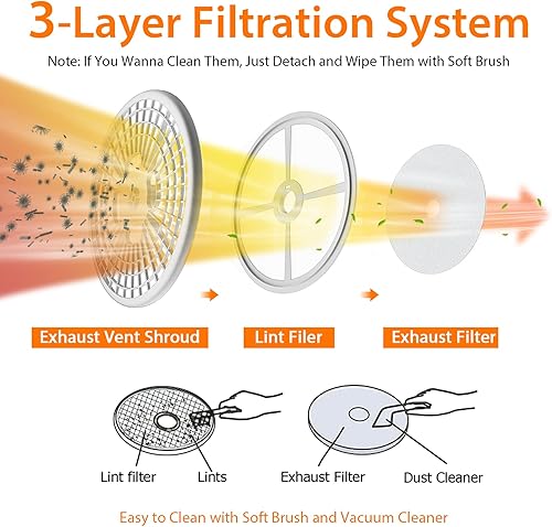 Miniatura 4 de ARLIME Secadora de ropa compacta, secadoras de ropa portátiles con 4 modos de secado automático, pequeña secadora de ropa eléctrica con tambor de