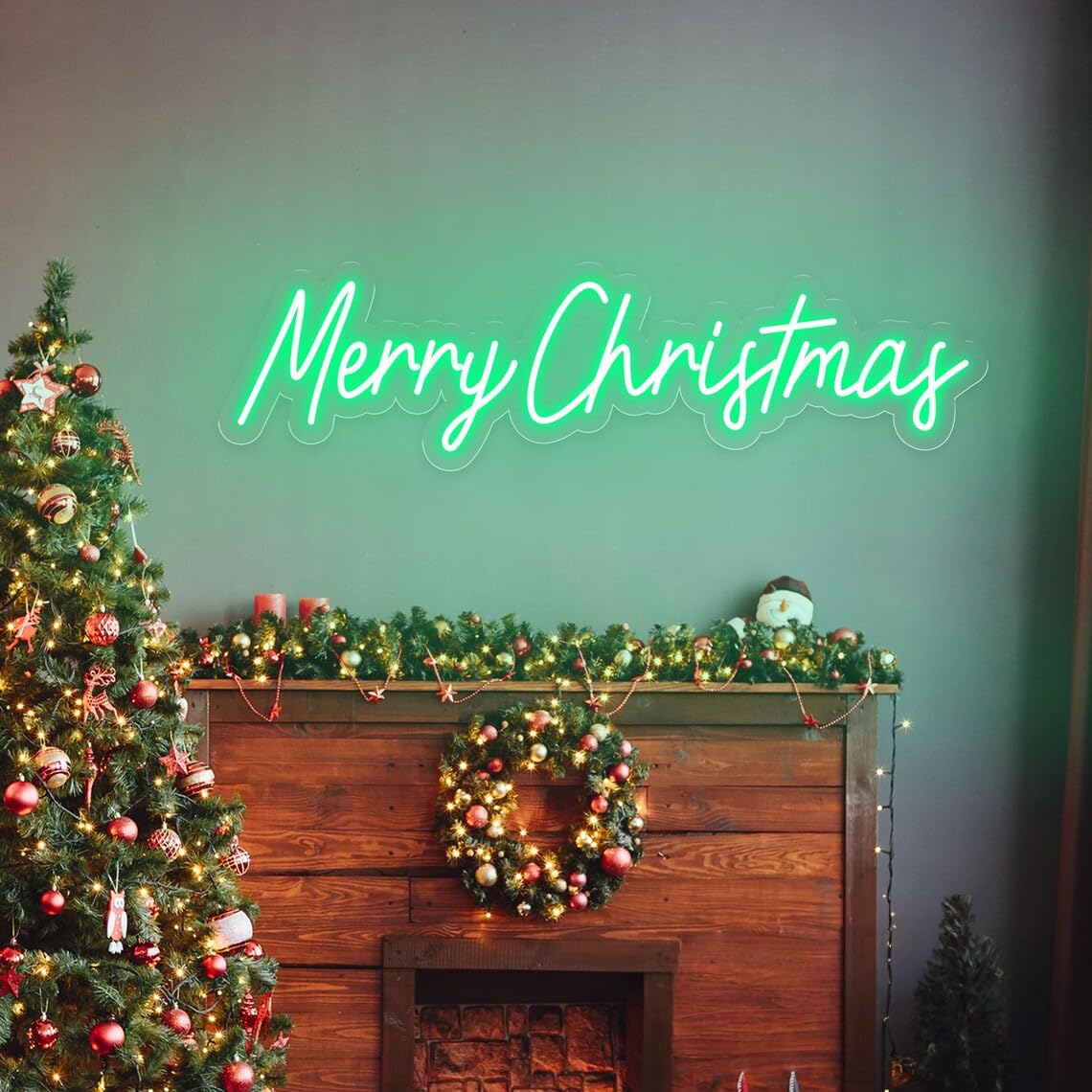Merry Christmas Neon Sign, Custom Christmas LED Neon Light, Home Wall Art Decor Bar Holiday Event Party Decoration โ image 1