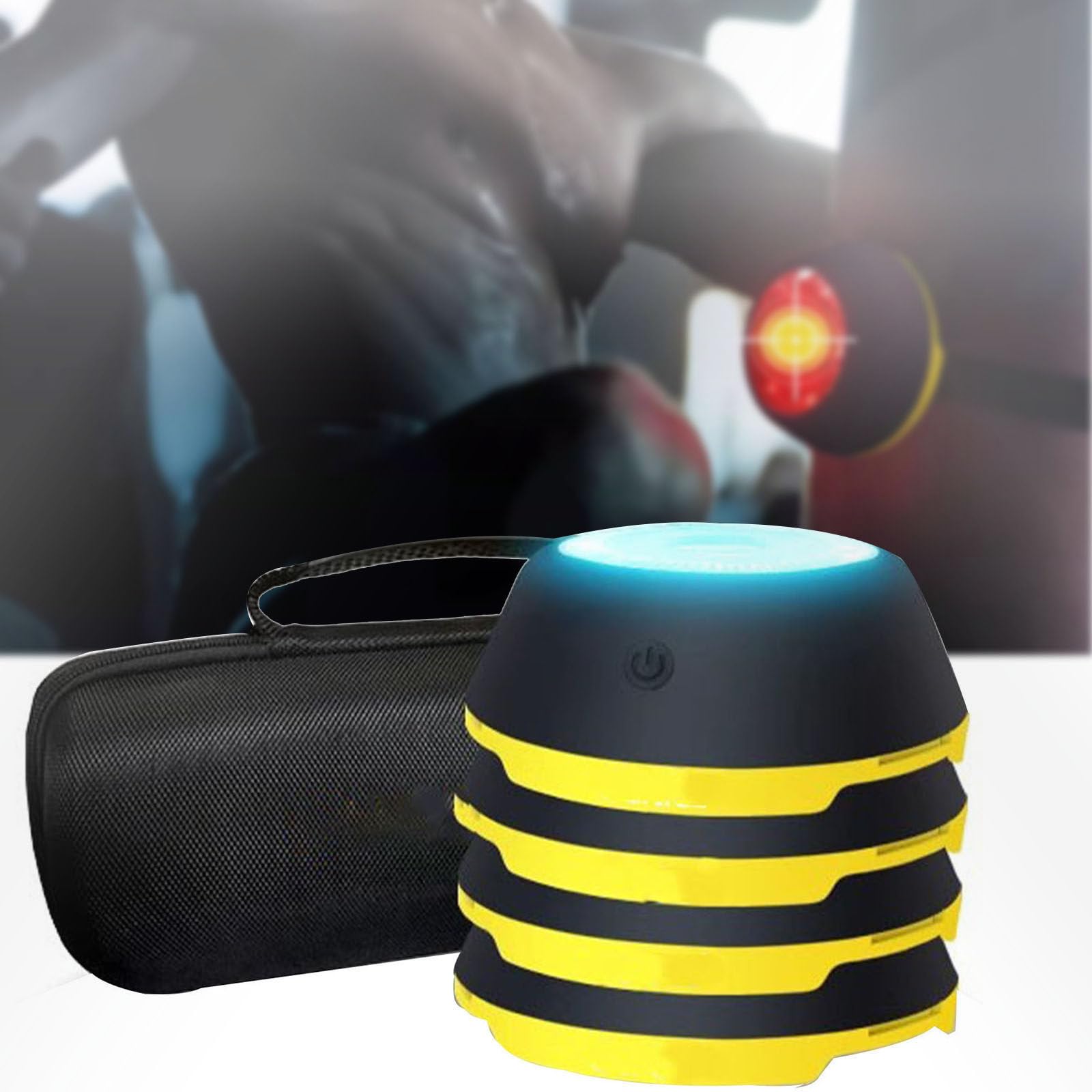 LjyAeono Agility Training Kit, Reaction Training Light, Improve Speed, Agility and Reaction Ability, 6 Lights to Choose From, Suitable for Various Environments 4lights