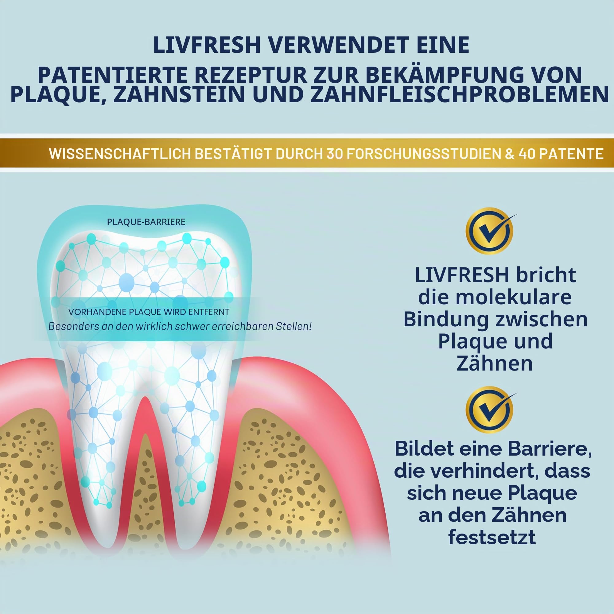 LIVFRESH Dental Gel by Livionex (Formerly Livionex Dental Gel & The LIVFRESH Pump) - klinically proven to Remove Plaque 25.