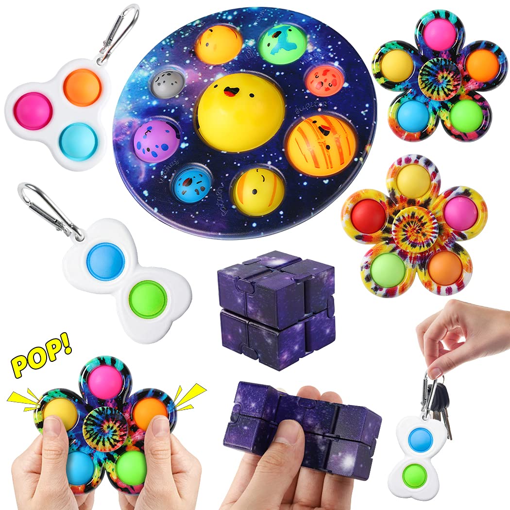 VARWANEO Simple Dimple Fidget Popper Toys, for Kids