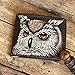 Theodoros Owl, Bird, RFID Protected Men's Bifold Leather Wallet, Biker Chain Wallet, Handmade Custom Personalized Leather Purse, Carved Wallet, Embossed & Tooled Leather Wallet, Card Holder