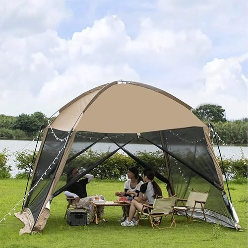 Miniatura 6 de GVDV Tienda de campaña de malla de 11 x 11 pies, malla de malla para acampar al aire libre, refugio de glorieta incluida, bolsa de transporte, fácil