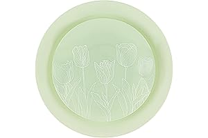 PLASTICPRO Disposable Plastic Dinner and Salad Plates Set