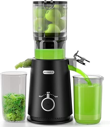 Juicer Machines with Large Feed Chute, Professional Hands Free Cold