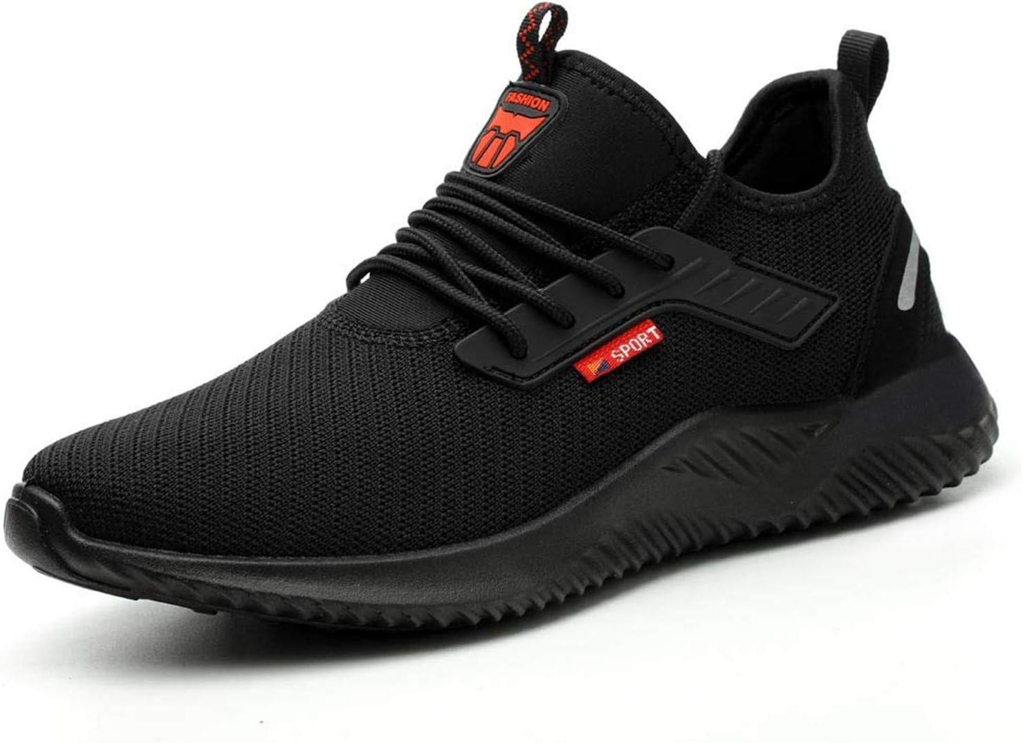 FOGOINSafety Shoes Steel Toe Trainers Lightweight Work Shoes Non Slip Work Sneakers for Men Women