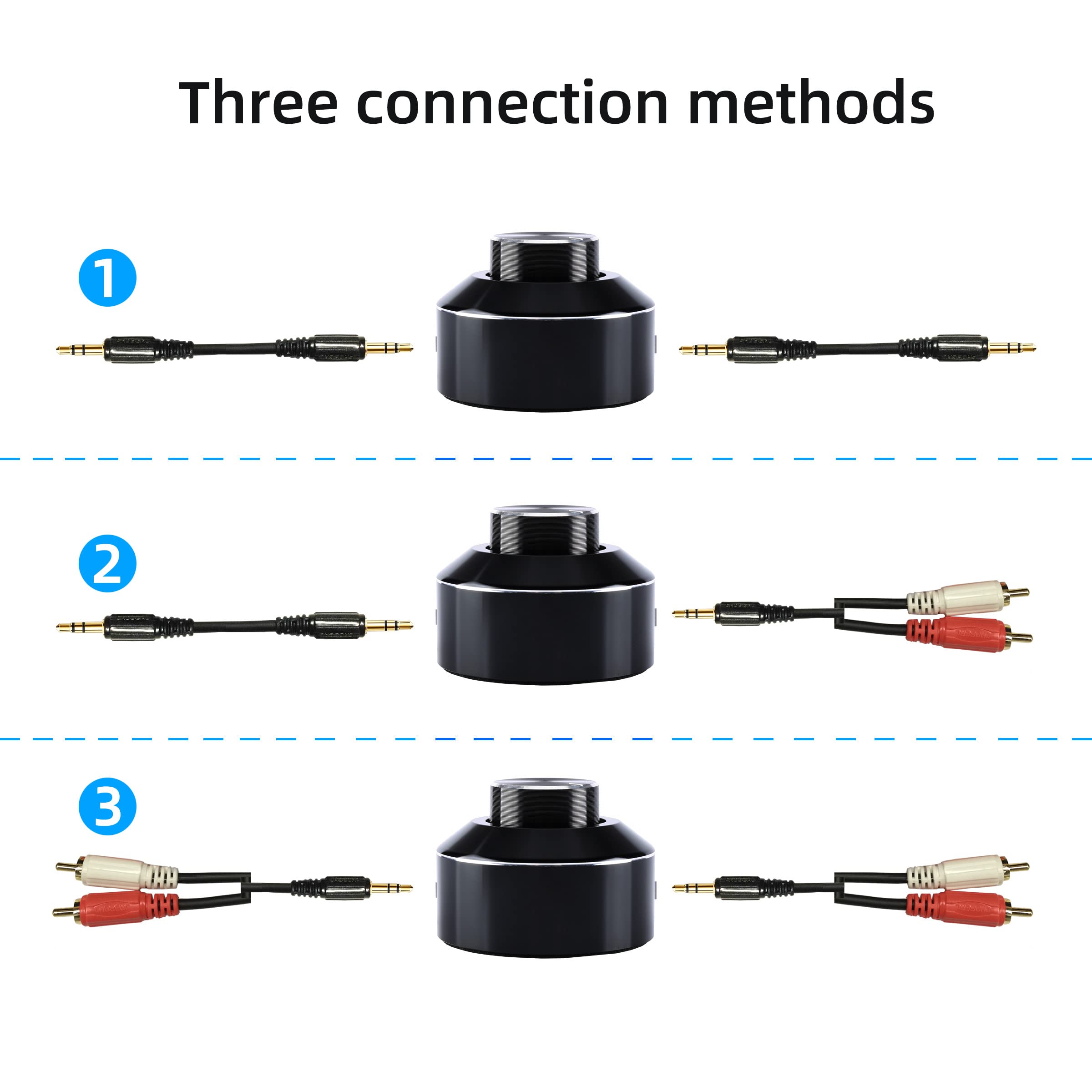 Mini Controllo del Volume, Amplificatore HiFi da 3,5 mm, Mini Volume Control Knob, Regolatore Audio per PC Cellulare Altoparlante