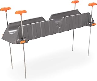 Camco 39015 Rhino Tote Tank Sewer Hose Support Kit - Supports Up to 3-Feet of RV Sewer Hose - Lifts and Guides Your Sewer Hose to Help Waste Move Downhill