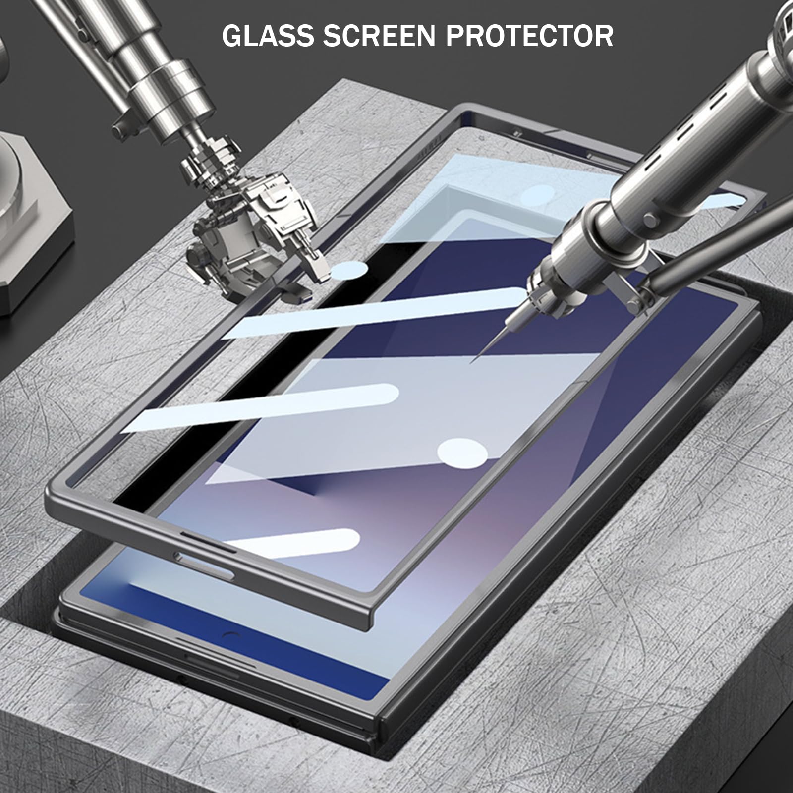 Hülle Für Samsung Galaxy Z Fold 8 Ultra,Eingebauter Glas Displayschutzfolie
