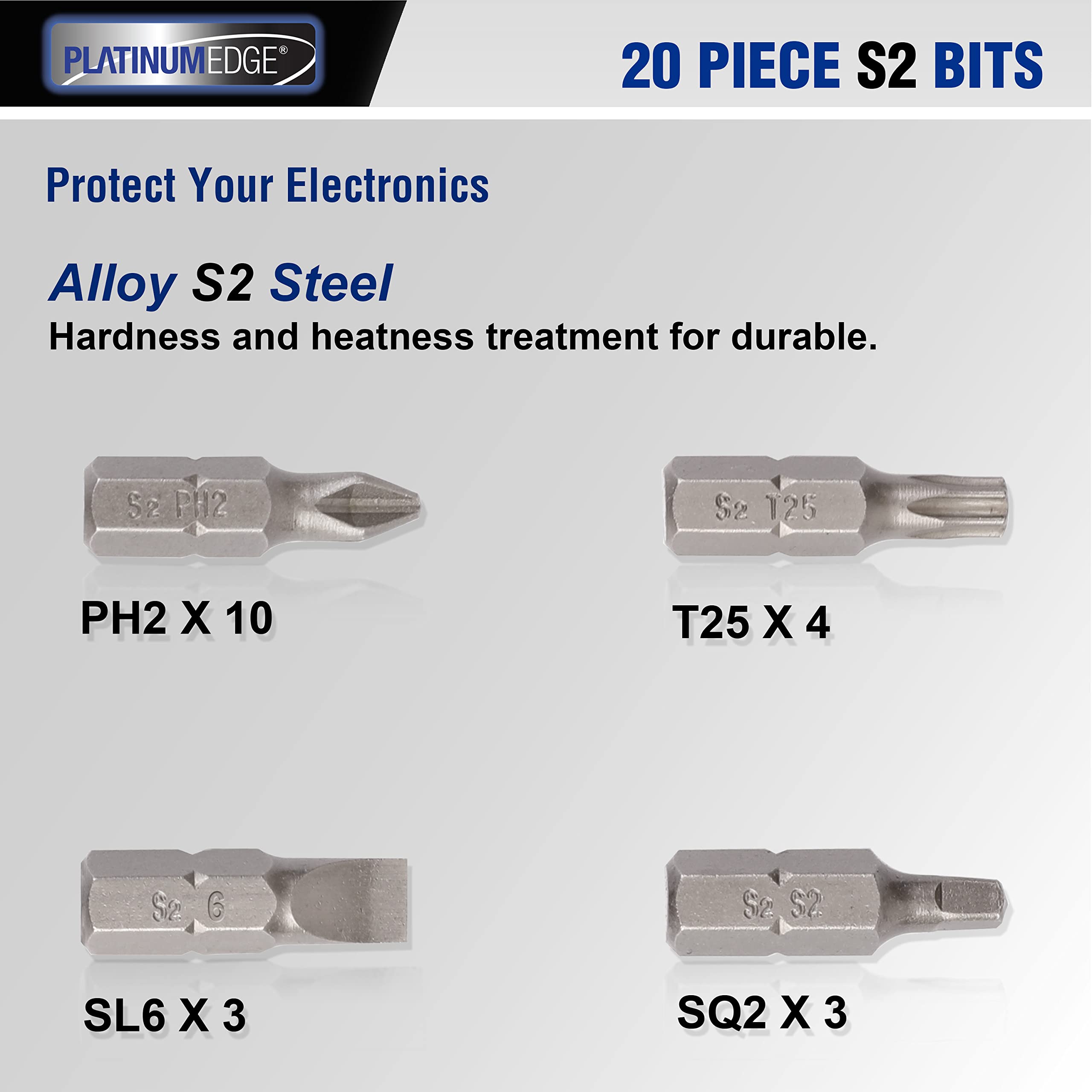 Juego de 276 brocas helicoidales de titanio con puntas S2 de acero de alta velocidad de 135°, tamaño de 1/16 pulgadas hasta 1/2 pulgada, ideal para madera, hierro fundido, aleación de aluminio, fibra