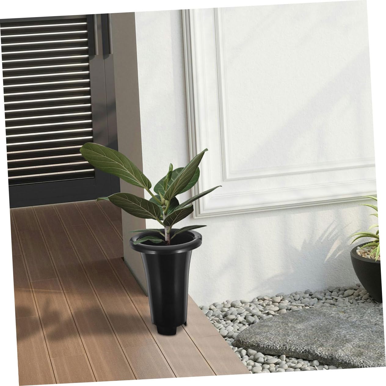 10pièces Pots De Plastique pour Orchidées Pots De Culture Respirants avec Drainage Idéaux pour Jardinage Intérieur Et Extérieur
