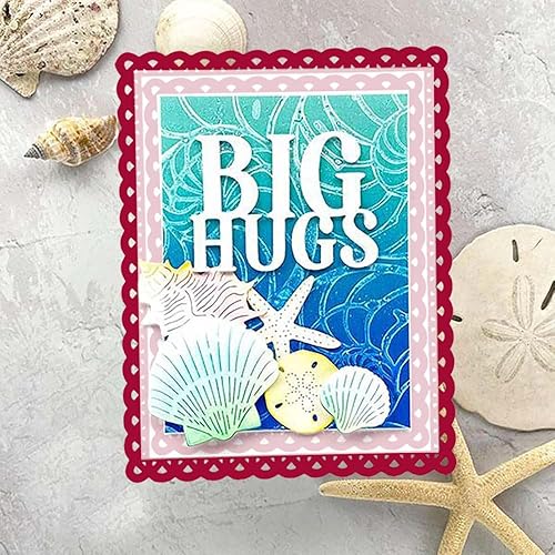 Miniatura 7 de AFUNTA - Juego de 2 troqueles de metal para hacer tarjetas, plantillas de grabado en relieve para manualidades, álbumes de recortes, decoración de