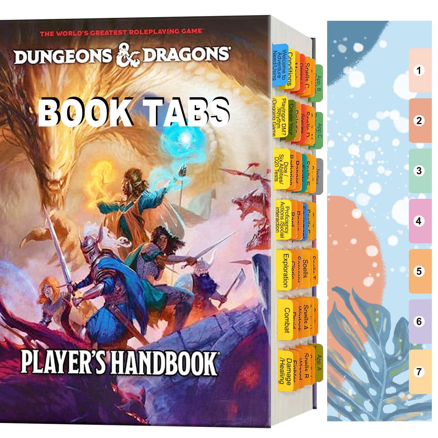 Amazon.com : Index Tabs for D&D 2024 Player's Handbook (Book not