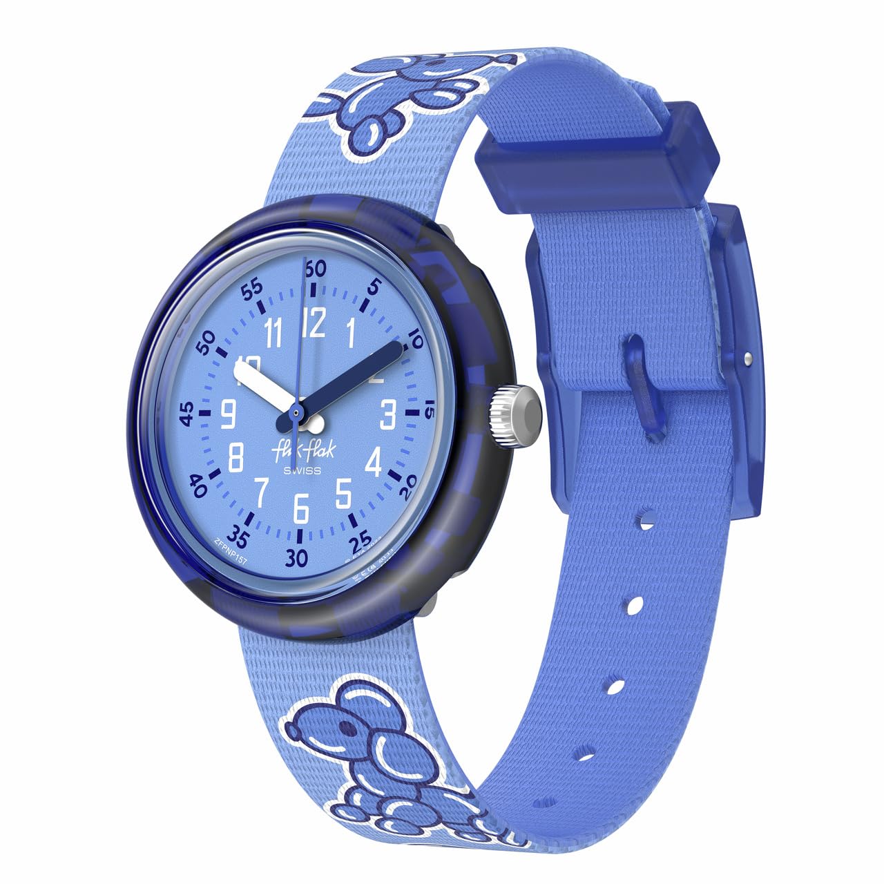 Flik Flak Unisex Kids Watch Casual Green Bio-sourced Quartz AIRNIMALS