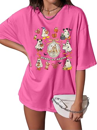 Halloween Shirts for Women Graphic Magical T Shirt Vacation Holiday Top