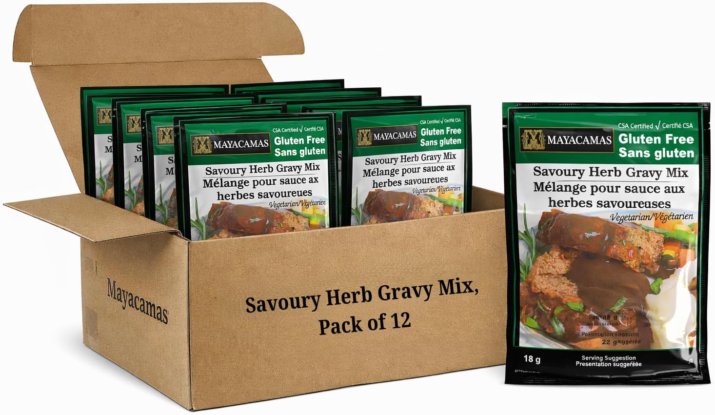 Mayacamas Savory Herb Gravy Mix, 0.8 Ounce (Pack of 12)