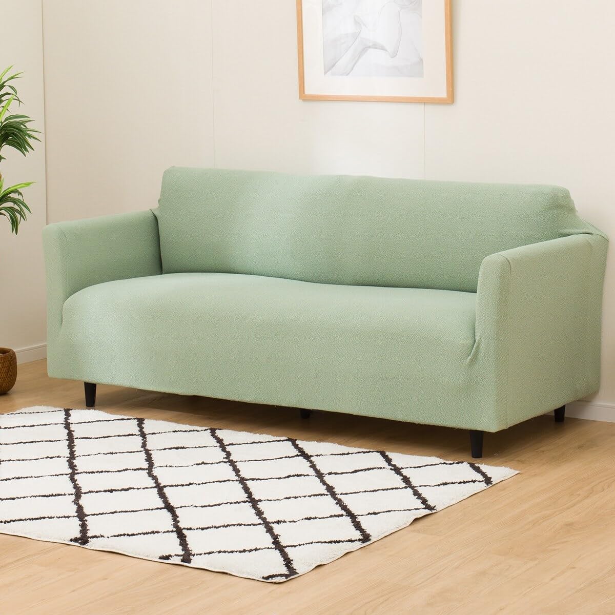 ニトリストレッチソファカバー 150-180 x 82 cm 2枚セット Amazon｜ニトリ(NITORI) ストレッチソファカバー SC-A08RZ 3P GR