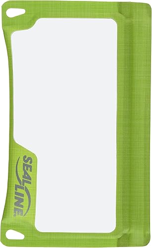 Seal Line E-Case - Funda protectora, color verde jaspeado, tamaño mediano
