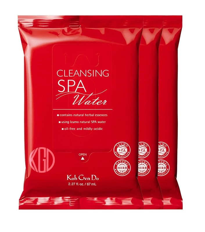 Panos de Limpeza Facial com Água Micelar Koh Gen Do, 3 unidades