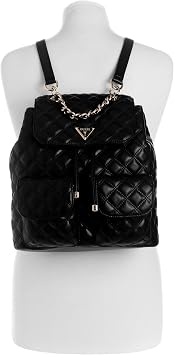 GUESS Giully II Flap Backpack Black