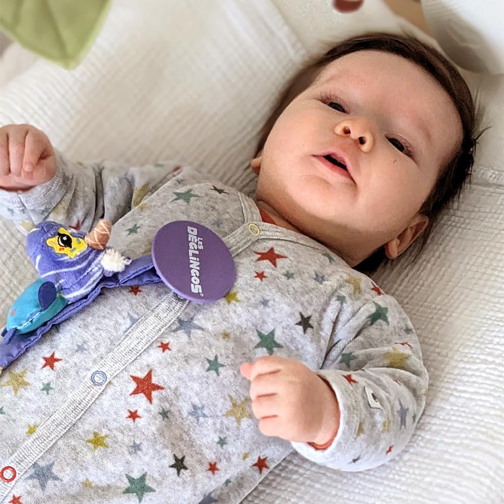 Les D&eacute;glingos Portaciuccio Con Peluche - Blu Astros Per Neonati