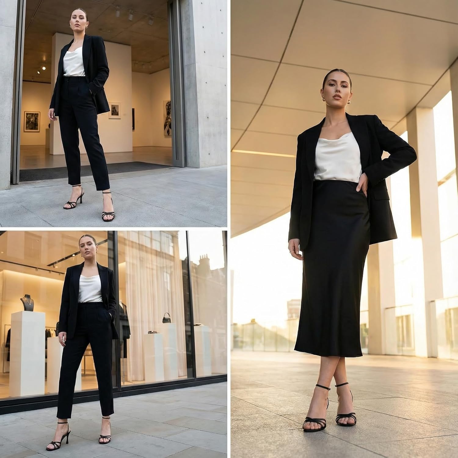 Women's Strappy Heeled Sandals 3 Inch High Heels Round Toe Ankle Strap Dress Shoes for Wedding Party or Holiday - Image 6