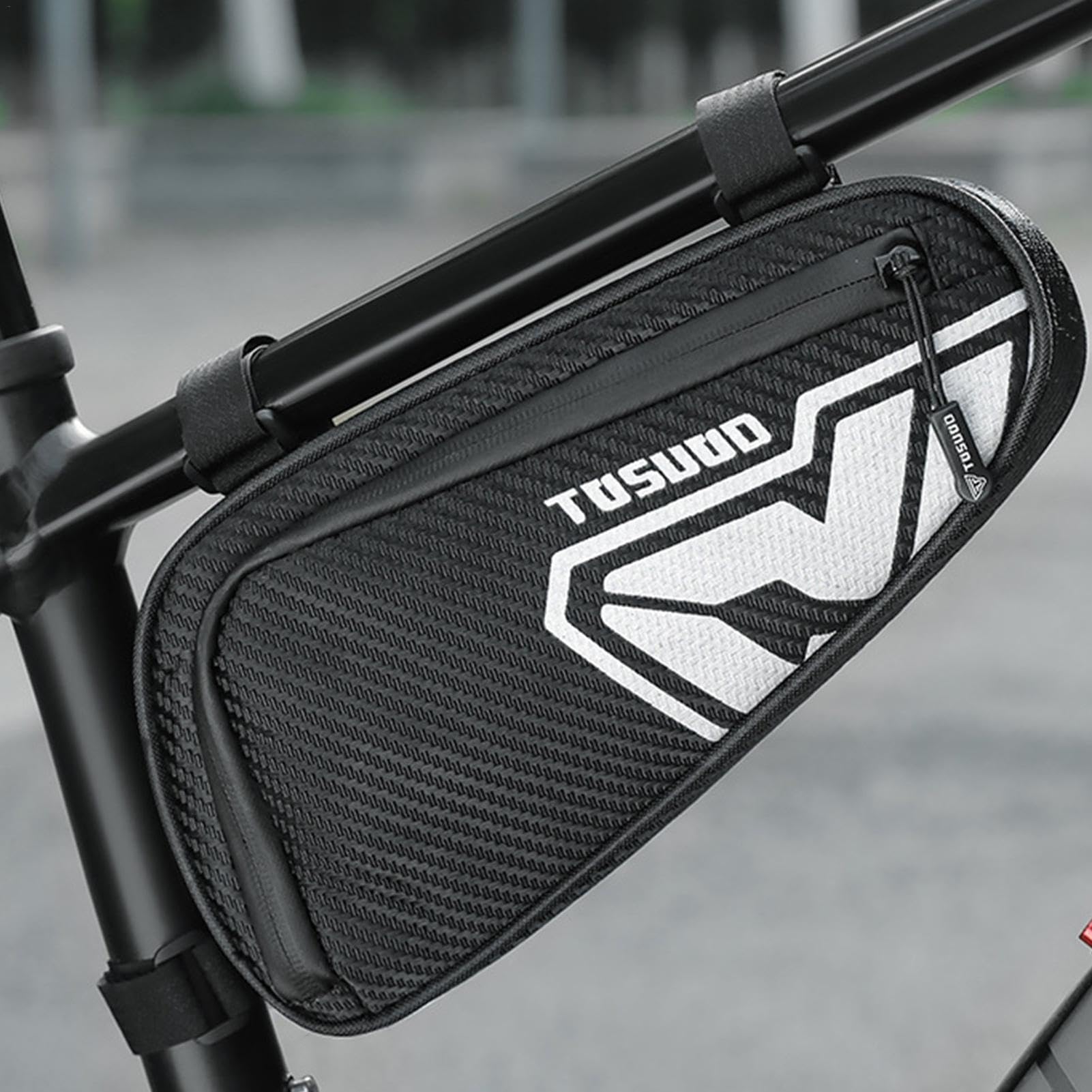 Amazon.co.jp: マウンテンバイクフレームバッグ、自転車用三角形