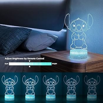Hoofun 3D Illusion Night Light: 16 Color LED Lamp with Timer