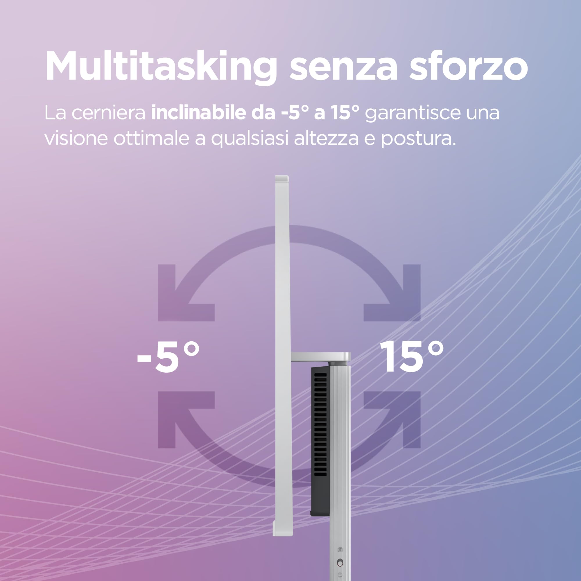 Lenovo IdeaCentre Computer desktop All-In-One, Display 27" FHD, Intel Core i7-13620H, SSD 1T, RAM 16GB, Base ricarica wireless, Speakers, WiFi 6, Windows 11 Home, Mouse + Tastiera - Cloud Grey