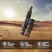 Vista 3 de Conector de panel solar 2 a 1 Divisor de panel solar de rama en Y de 2 vías, 1000 V, FMM+MFF, rama Y, conectores paralelos para conexión paralela