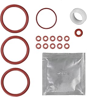 Snapworld-Kaffee Wartungssatz Dichtung Wassertank Brühgruppe Flowmeter Thermoblock Druckschlauch passend für DeLonghi EABI...